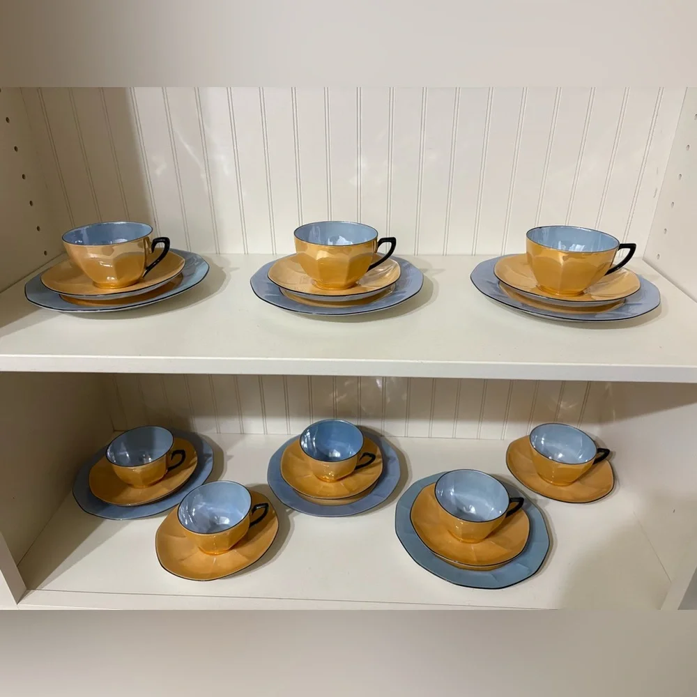Lusterware Tea Set - Picture 1 of 6
